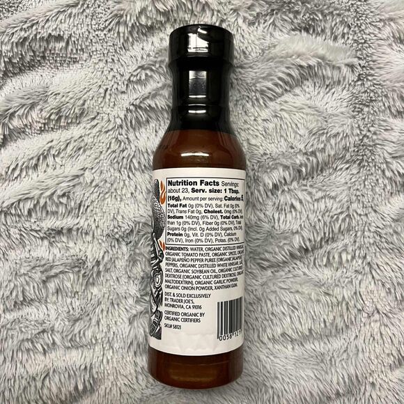 Trader Joe's Organic Spicy Taco Sauce Fiery Tangy Blend of Peppers EXP 9/9/26 - Picture 2 of 3